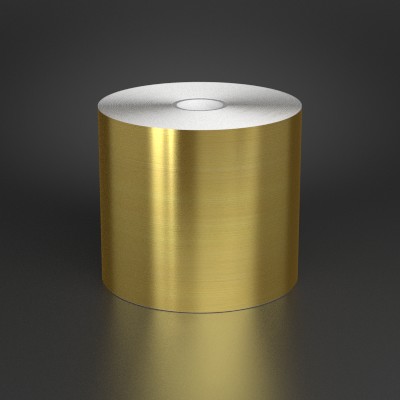 Detail view for 4" x 150ft Brushed Gold Metalized Film
