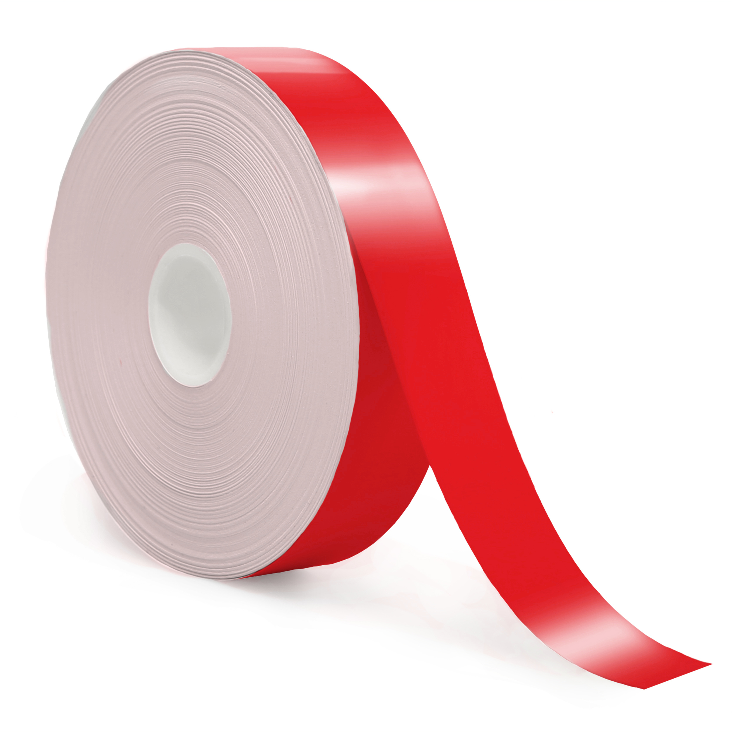 Detail view for 1" x 150ft Red Premium Vinyl Labeling Tape