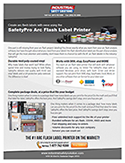 safetypro arc flash label printer