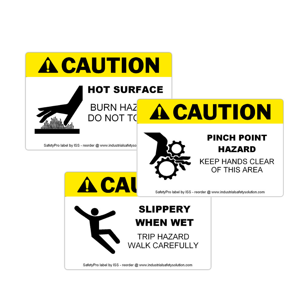 Caution Safety Labels