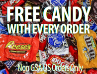 Free candy with every order!
