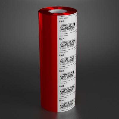 6.8in x 984ft Red Wide Format Ribbon