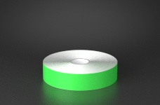 1in x 70ft Green Fluorescent Vinyl Tape
