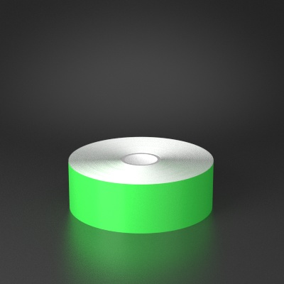 Detail view for 2" x 70ft Green Fluorescent Vinyl Tape