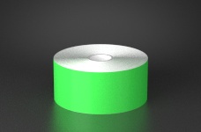2in x 70ft Green Fluorescent Vinyl Tape