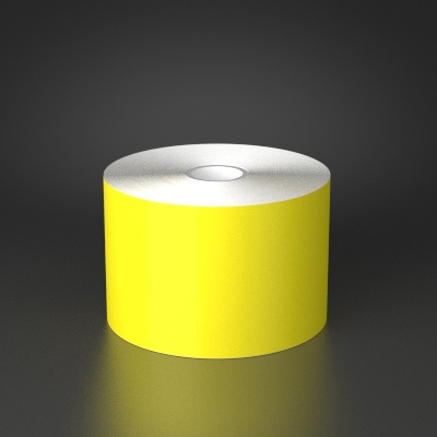 Detail view for 3" x 70ft Yellow Fluorescent Vinyl Tape