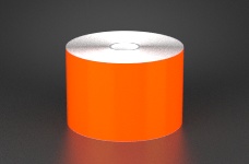 3in x 70ft Orange Fluorescent Vinyl Tape