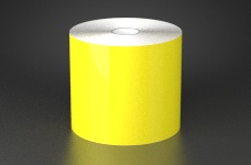 4in x 70ft Yellow Fluorescent Vinyl Tape