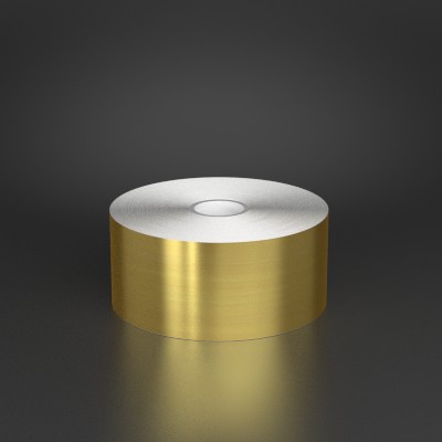 2in x 150ft Brushed Gold Metalized Film