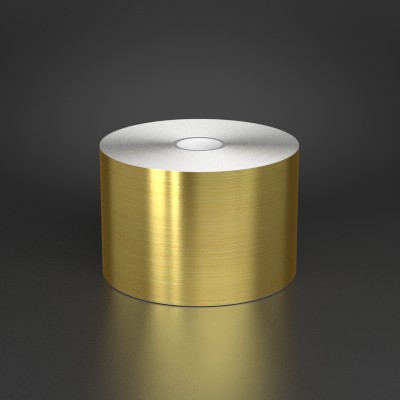 3in x 150ft Brushed Gold Metalized Film