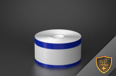 2in x 70ft Peak-Performance Continuous Double Blue Stripe