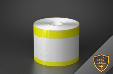 3in x 70ft Peak-Performance Continuous Double Yellow Stripe