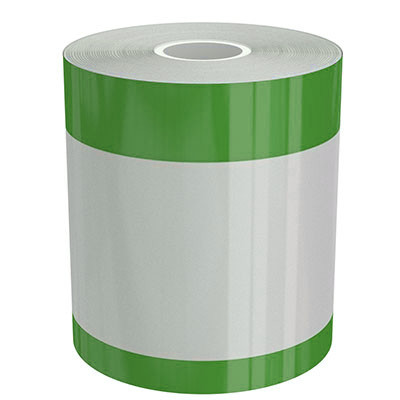 Ask a question about 4" x 70ft Peak-Performance Continuous Double Green Stripe