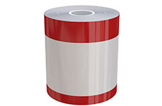 4in x 70ft Peak-Performance Continuous Double Red Stripe