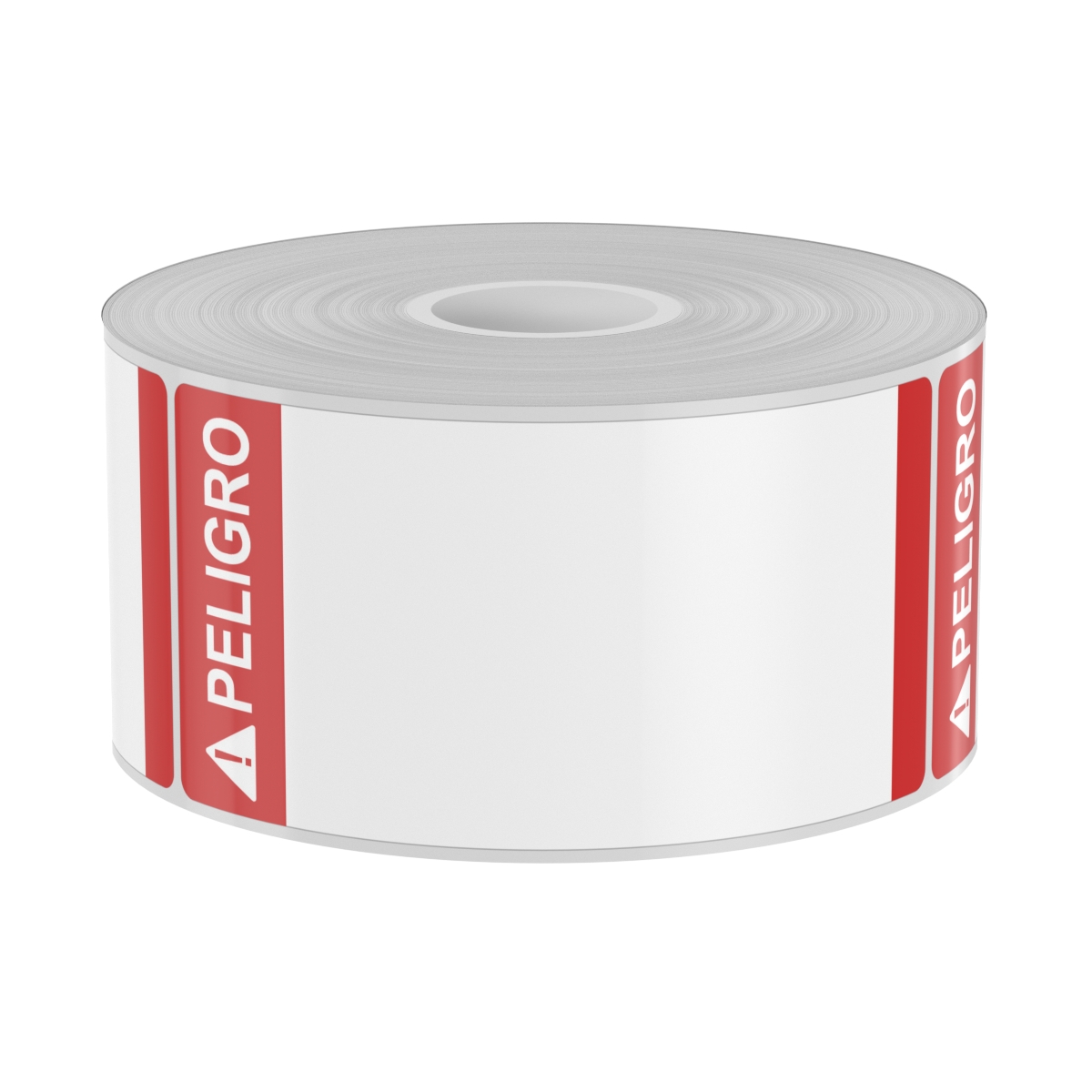 Ask a question about 250 2" x 4" High-Performance Die-Cut Red Double Band Spanish Peligro " Portrait
