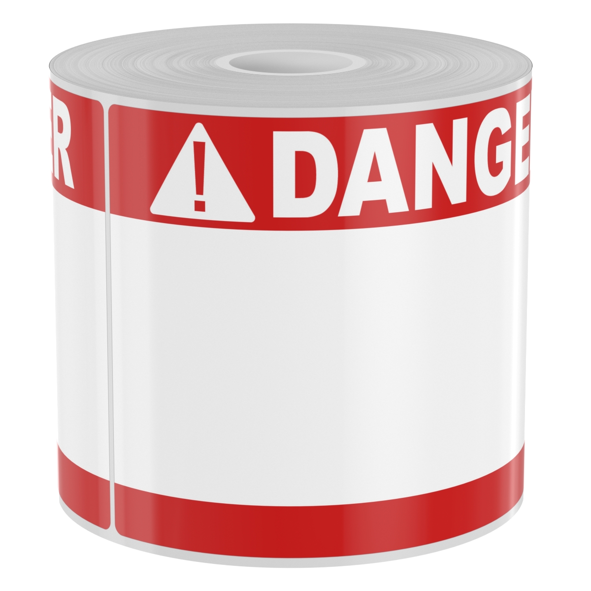Ask a question about 250 4" x 6" High-Performance Die-Cut Red Double Band White Danger