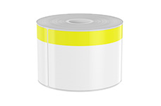 250 3in x 5in High-Performance Die-Cut Yellow Band