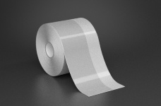 3in x 70ft Wire wraps with 1in printable white stripe