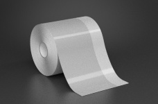 4in x 70ft Wire wraps with 1in printable white stripe