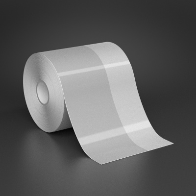 Ask a question about 4" x 70ft Wire wraps with 1.5" printable white stripe