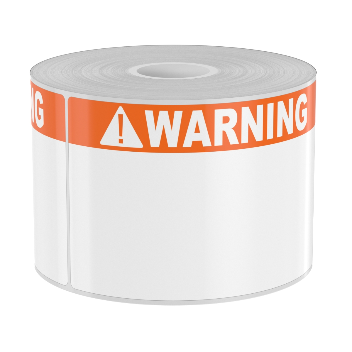 Ask a question about 250 3" x 5" High-Performance Die-Cut Orange Band Warning