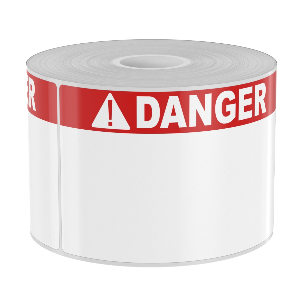 Ask a question about 250 3" x 5" High-Performance Die-Cut Red Band Danger