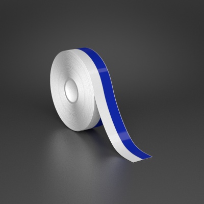 1in x 70ft Wire wraps with 0.5in printable blue stripe