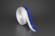 1in x 70ft Wire wraps with 0.5in printable blue stripe
