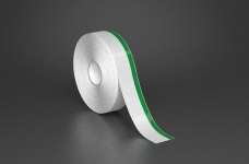 1in x 70ft Wire wraps with 0.25in printable green stripe