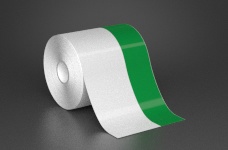 4in x 70ft Wire wraps with 1.5in printable green stripe