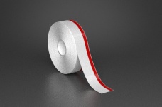 1in x 70ft Wire wraps with 0.25in printable red stripe