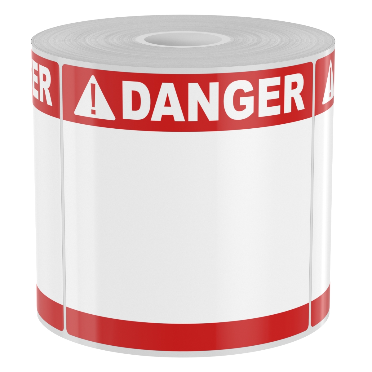 Ask a question about 250 4" x 4" High-Performance Die-Cut Red with White Danger Double Band