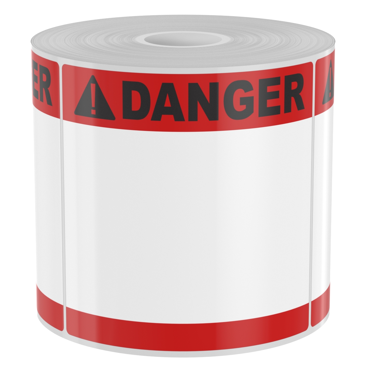 Ask a question about 250 4" x 4" High-Performance Red Double Band with Black Danger