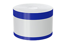 3in x 140ft Peak-Performance Continuous Double Blue Stripe