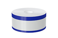 2in x 140ft Peak-Performance Continuous Double Blue Stripe