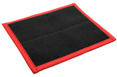 PureTrack Sport Replacement Pad with Red Trim. Disinfecting Shoe Mat System.