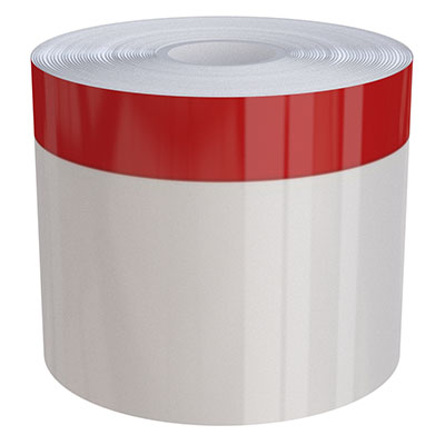 3in x 70ft Peak-Performance Continuous Red Stripe