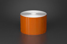 3in x 70ft Bright Orange Premium Vinyl Labeling Tape