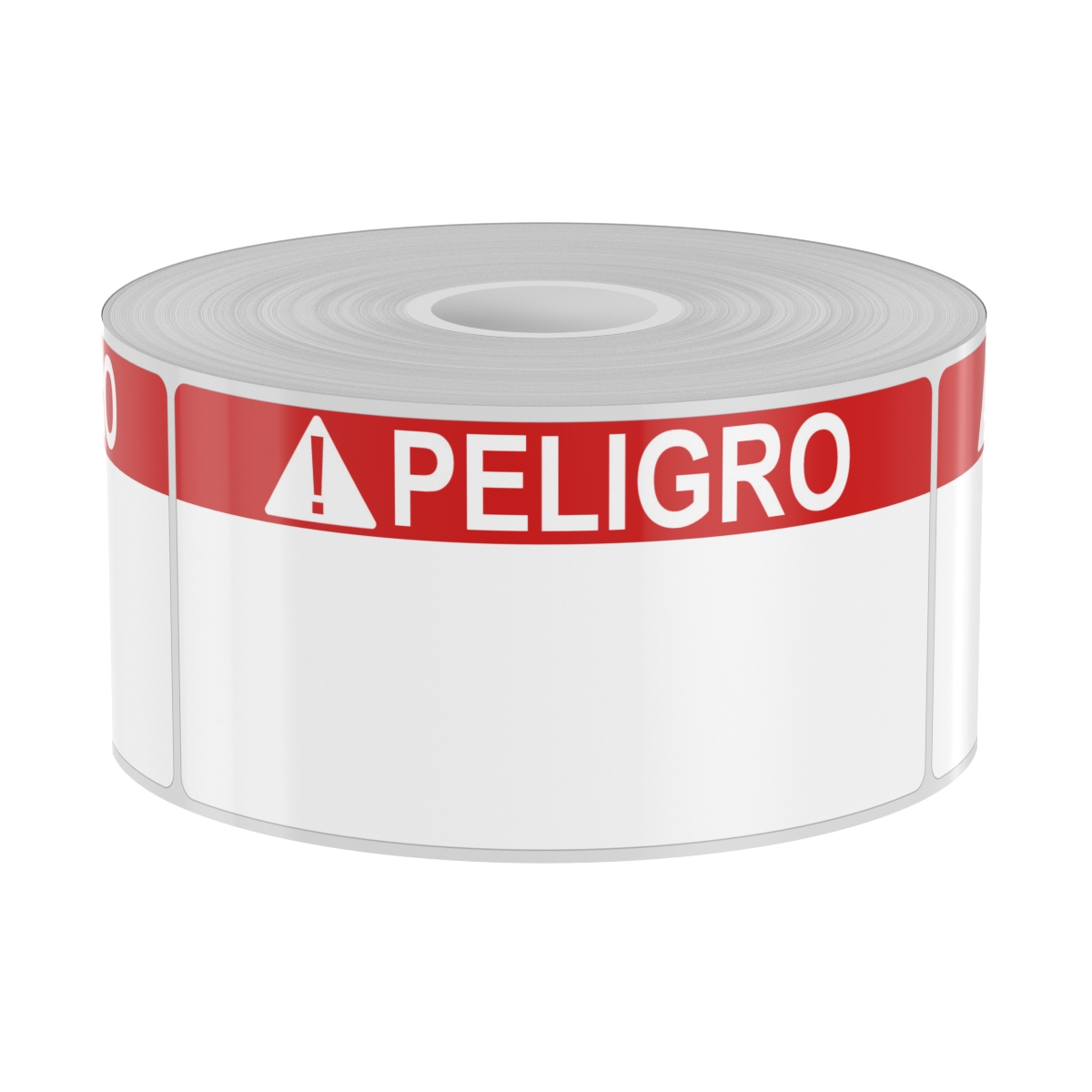 Detail view for 250 2" x 4" Labels with Red PELIGRO Header