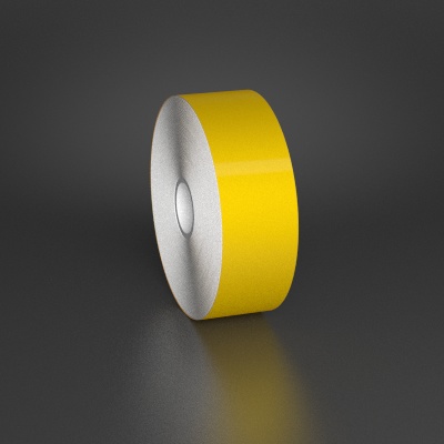Detail view for 1.5" x 150ft Yellow Premium Vinyl Labeling Tape