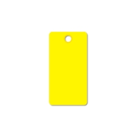 Detail view for 3" x 5.75" Yellow 20mil vinyl tags 5-pack