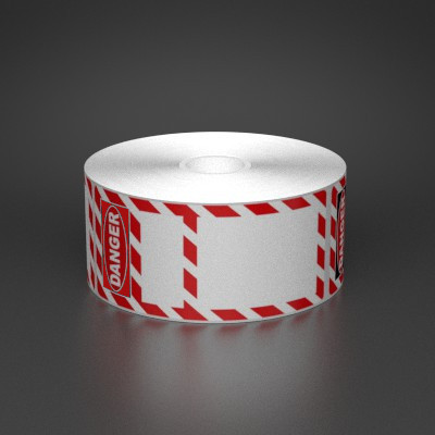Ask a question about 250 2" x 4" LOTO Danger w/Red Stripes