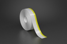 1in x 70ft Wire wraps with 0.25in printable yellow stripe