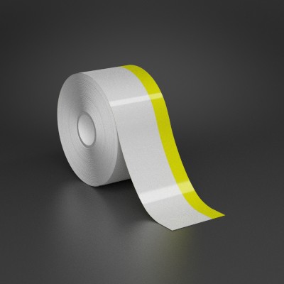 Ask a question about 2" x 70ft Wire wraps with 0.5" printable yellow stripe