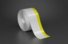 2in x 70ft Wire wraps with 0.5in printable yellow stripe