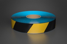 Superior Mark� 2in x 100ft Beveled Black/Yellow Hazard Floor Tape
