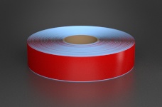 Superior Mark� 2in x 100ft Beveled Red Floor Tape