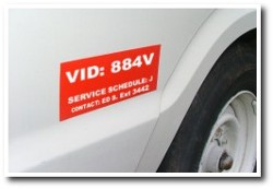 vehicle labeling